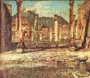 Kosztka, Tivadar Csontvry Pompeji Have oil painting on canvas
